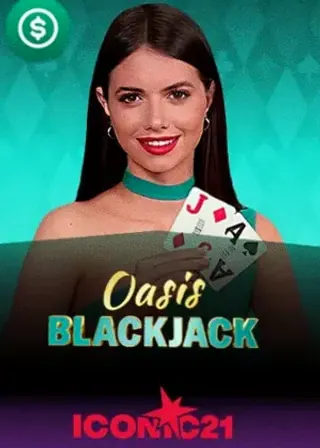Oasis Blackjack live game cover