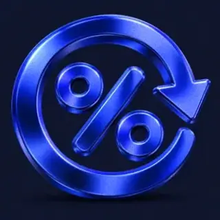 Gold percent symbol — FastPay